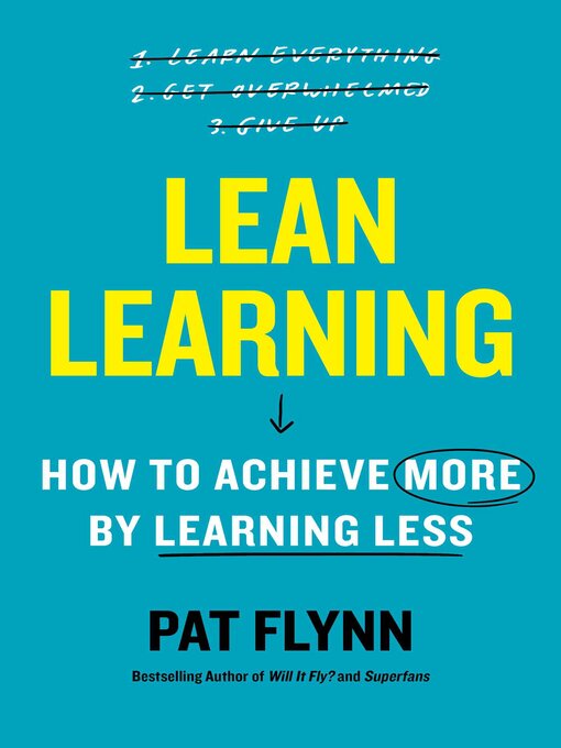 Title details for Lean Learning by Pat Flynn - Wait list